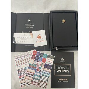 Clever Fox Planner Premium Edition Undated Luxurious Weekly Planner Stickers